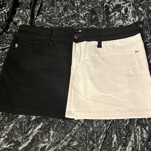 NWOT Royal Bones Denim Split Skirt